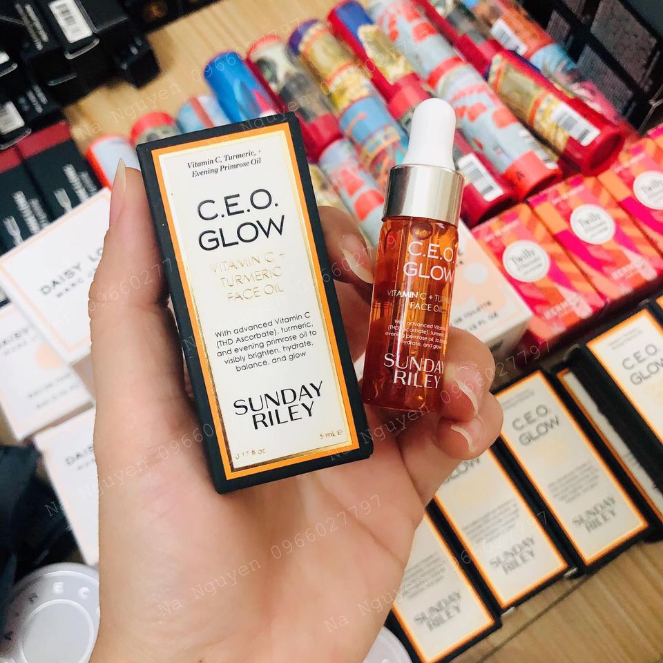 OIL DẦU DƯỠNG DA SUNDAY RILEY CEO GLOW Vitamin C