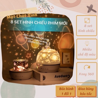 đèn ngủ chiếu sao thỏ 8 SET LOA BLUETOOTH, cổ tích, đại dương,sinh nhật,xoay tự động đèn led❤️FREESHIP🍀