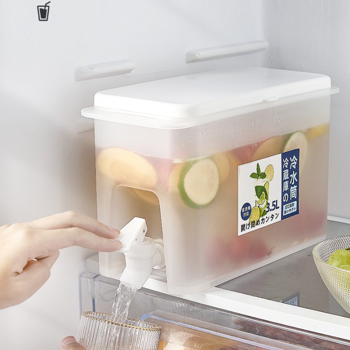 HỘP ĐỰNG NƯỚC TRÁI CÂY CÓ VÒI, DUNG TÍCH 3.5L