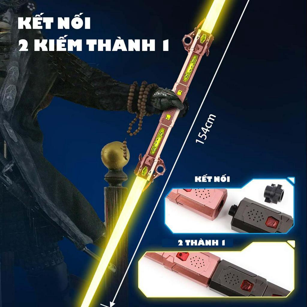 Kiếm ánh sáng ANDY KIDS đồ chơi lazer phiên bản mới Lightsaber sử dụng pin sạc Type-C có thể ghép đôi