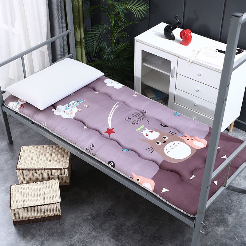 Nệm Tatami dày Đơn đôi dành cho sinh viên Kí túc xá Xốp lót 1.5m gấp sàn ngủ <