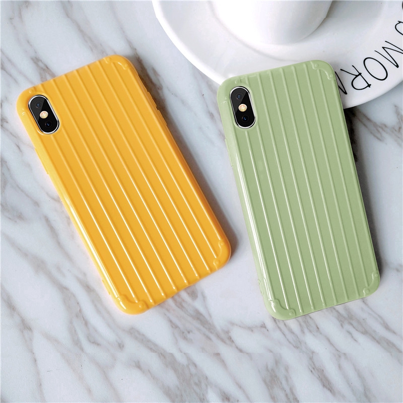 Ốp lưng silicone màu trơn đơn giản cho iPhone 6 6s 7 8 X XS XR XSMAX | BigBuy360 - bigbuy360.vn