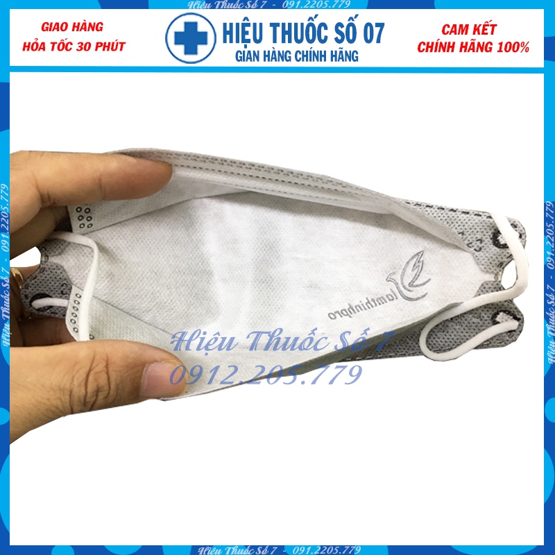 Túi 10 khẩu trang KF94 Lâm Thịnh, 4 lớp kháng khuẩn, khẩu trang ôm sát khuôn mặt, kiểu dáng thời trang Hàn Quốc