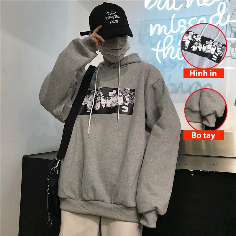 AS Áo hoodie nam nữ in hình naruto phong cách, chất nỉ ấm dáng đẹp trẻ trung New hàn quốc 1 6