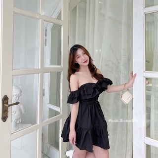 Váy trễ vai nhun eo