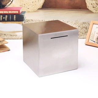 Hộp Đựng Tiền Tiết Kiệm Bằng Thép Không Gỉ