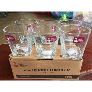 Bộ 6 cốc thủy tinh Red Cherry 165ml