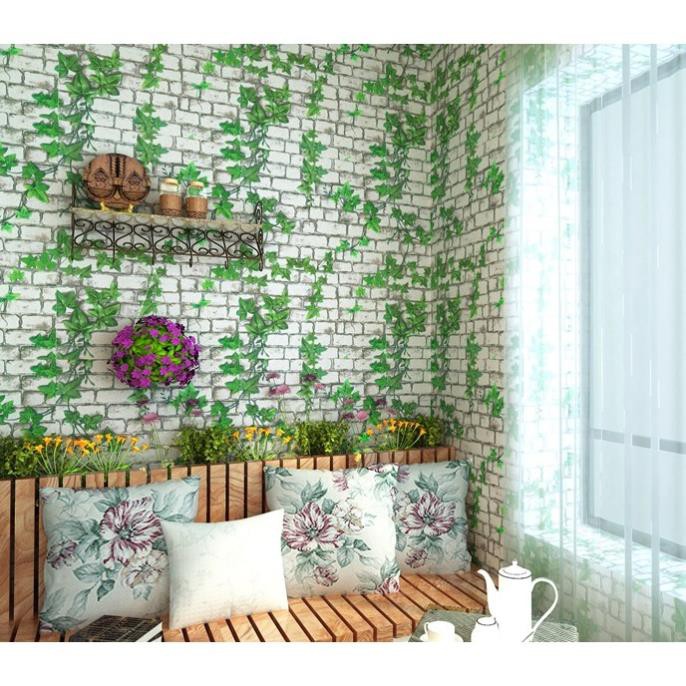 [90cm x 50cm]Decal giấy dán tường dây leo
