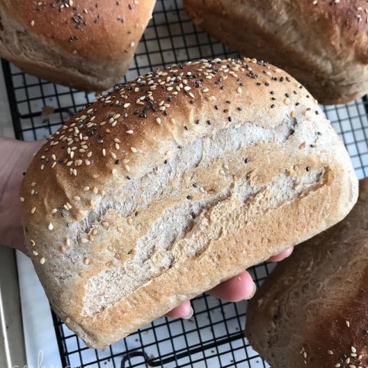 Bánh Mì Đen Nguyên Cám 100% EATCLEAN 20 lát - 500Gram