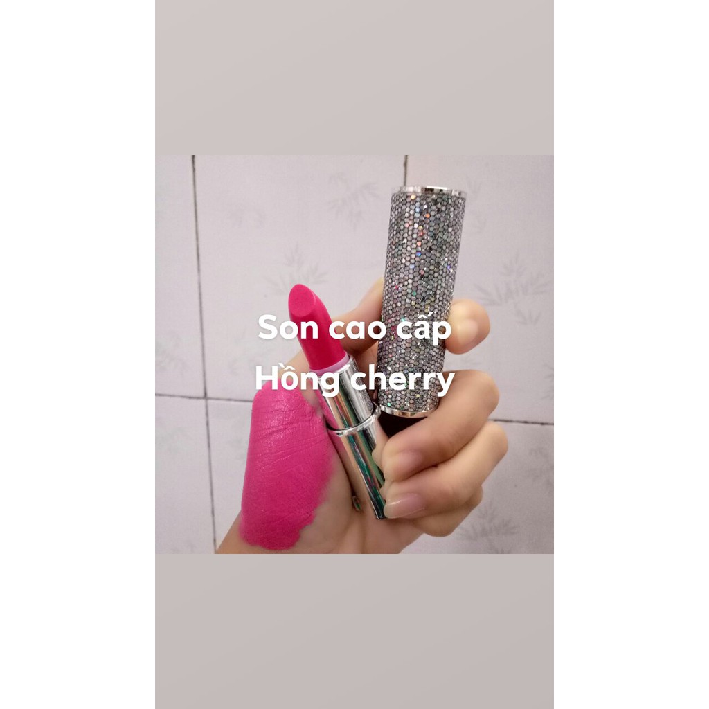 Son dầu dừa cao cấp màu hồng cherry