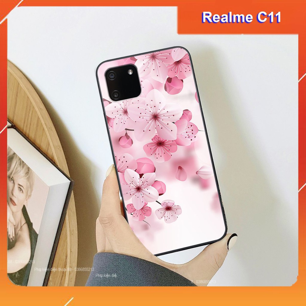 Ốp lưng Realme C11 hình hình hoa, thiên nga, đẹp thời trang - CAO CẤP - SANG TRỌNG
