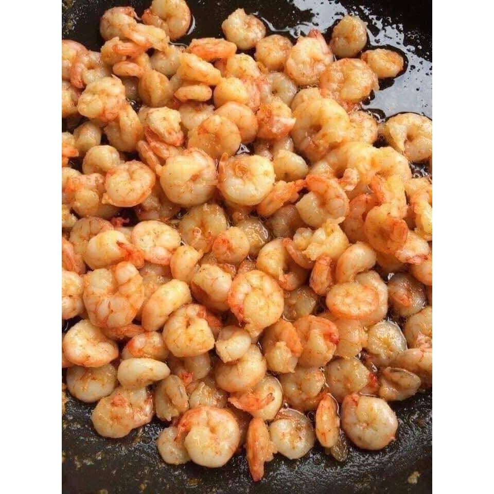 Tôm nõn biển size mini siêu ngọt ngon chắc thịt ai cũng mê khay 500gr