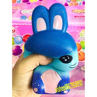 SQUISHY THỎ 2 TAI GALAXY
