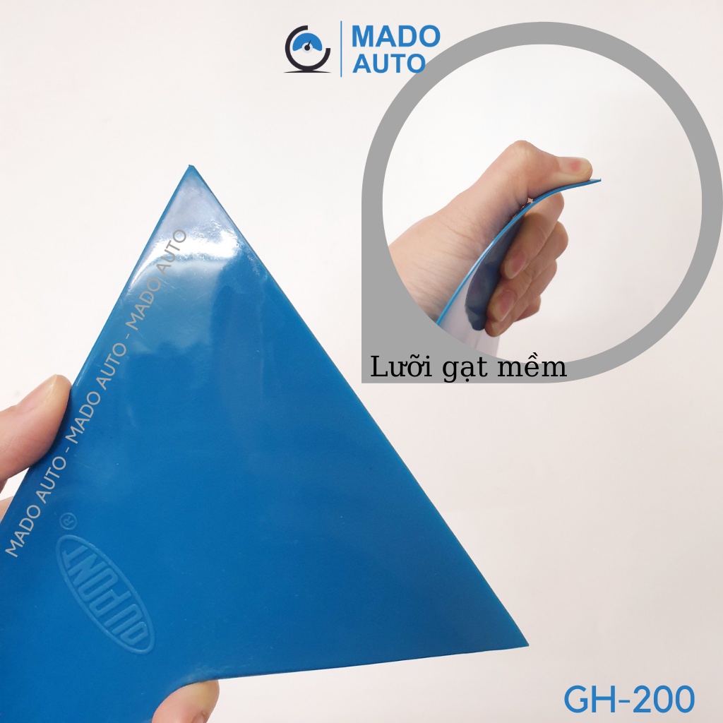 Gạt nhựa dán Film Phim cách nhiệt ô tô, dụng cụ dán Decal nhà kính cỡ lớn, lưỡi mềm MADO AUTO Plastic Squeegee GH-200