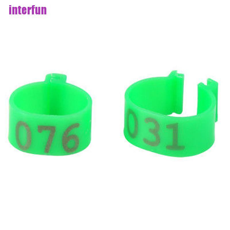 Bộ 100 Vòng Đệm Chân 16mm Chuyên Dụng Cho Gia Cầm