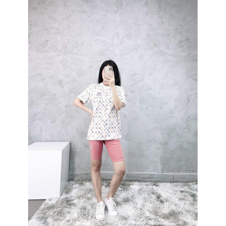 (HÀNG XUẤT XỊN) Áo họa tiết chữ NY015 M/I/B MONOGRAM MULTICO TEE Made in Cambodia full tag code đẹp ⭐