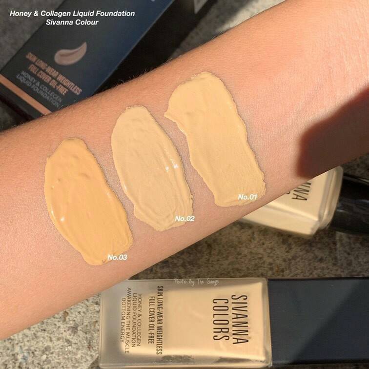 [𝗦𝗔𝗟𝗘]..::✨Kem Nền Siêu Lì Sivanna Colors Honey & Collegen Liquid HF4012✨::.. | BigBuy360 - bigbuy360.vn