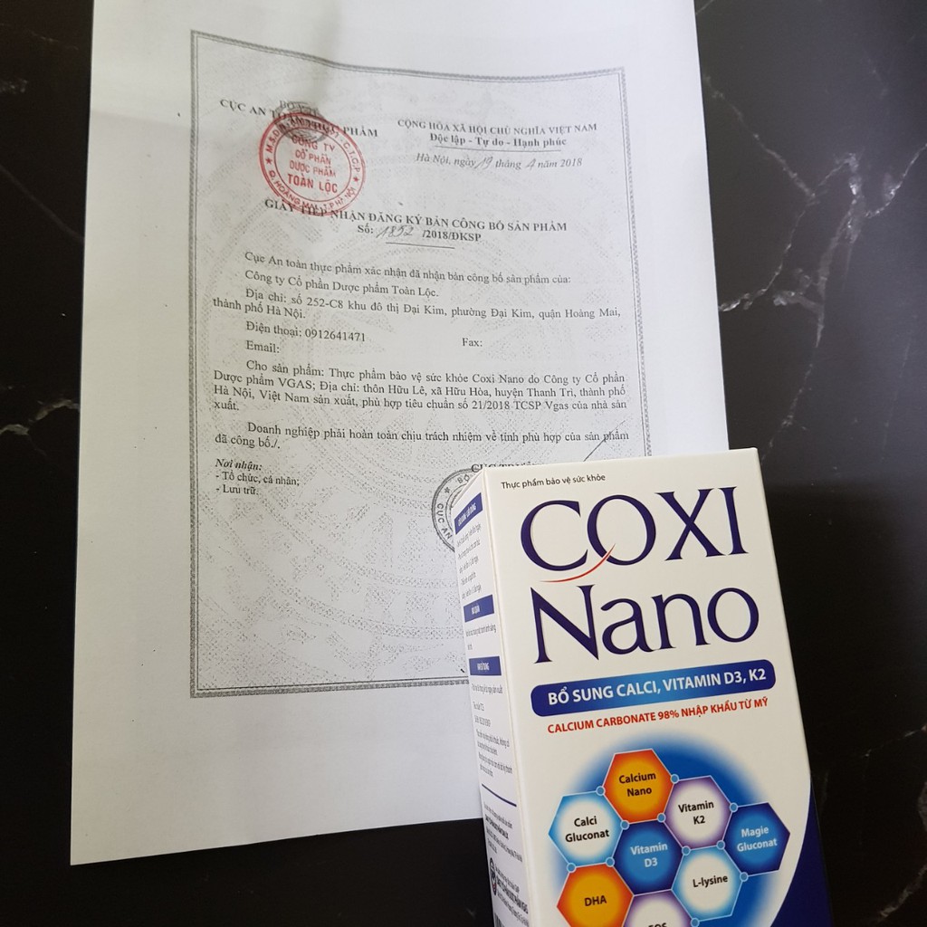 Coxi Nano, bổ sung calci giúp phòng ngừa còi xương, suy dinh dưỡng ở trẻ em | Thế Giới Skin Care