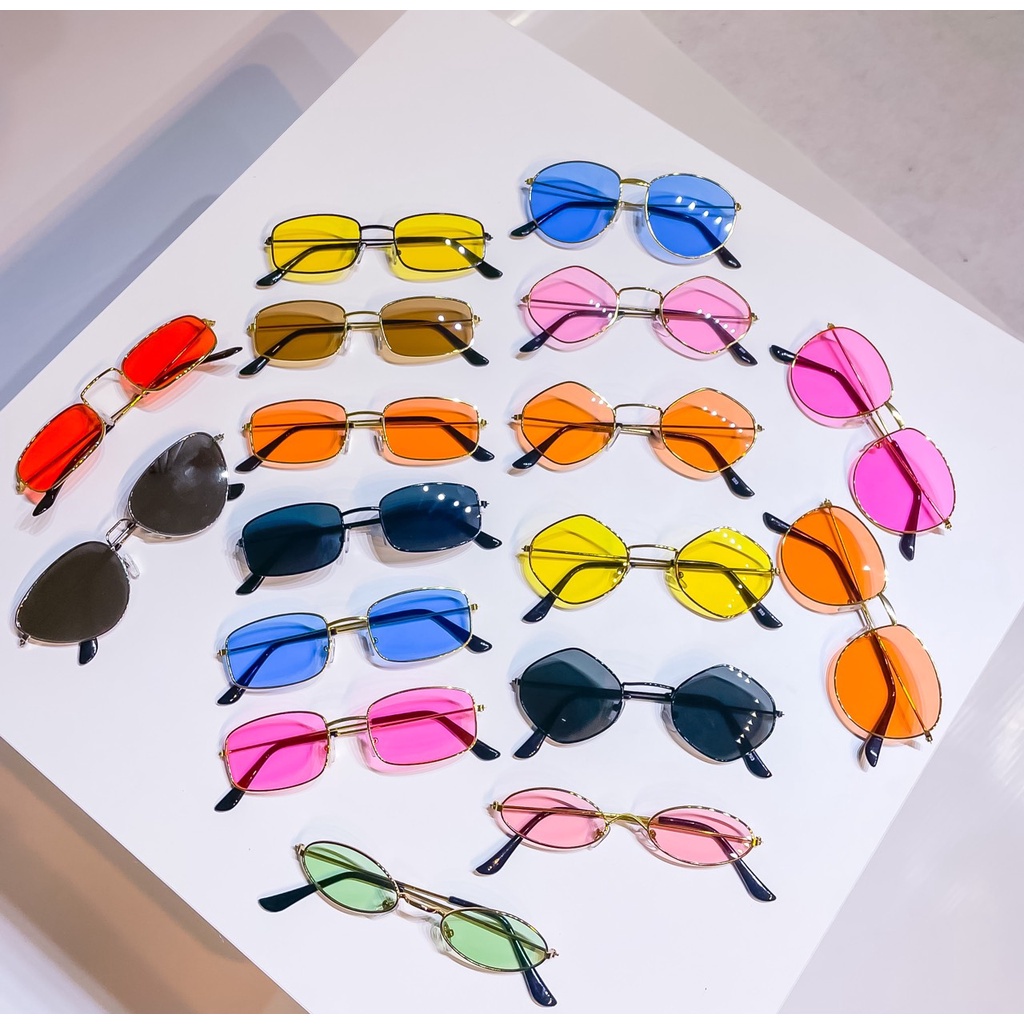 Mắt Kính Mát Thời Trang Retro Nhiều Kiểu Sang Chảnh Cực Hot - Hazo