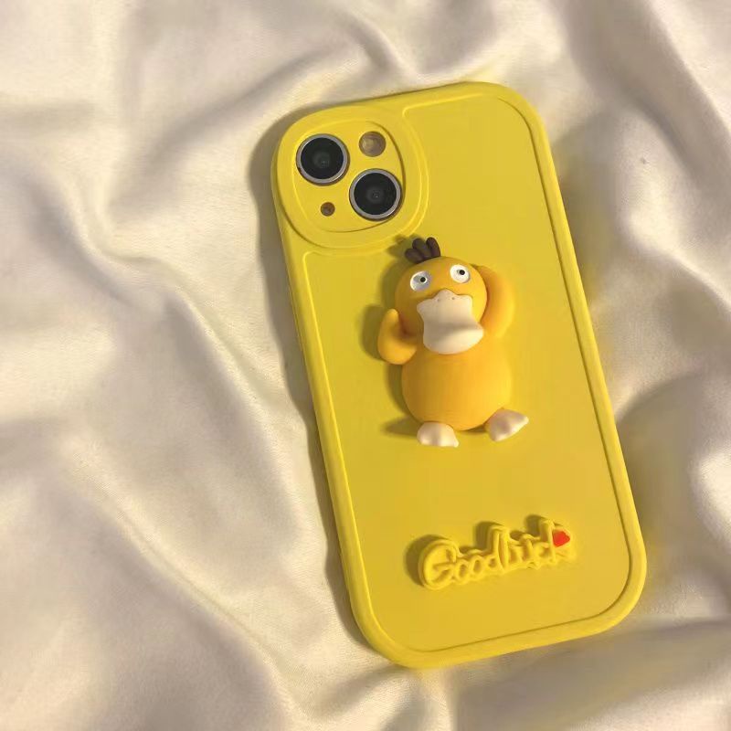 Ốp Điện Thoại Chống Sốc In Hình Vịt Vàng Thời Trang Cho IPhone 6 6S 7 8 Plus SE 2020 X XR XS Max 11 12 13 14 Pro Max