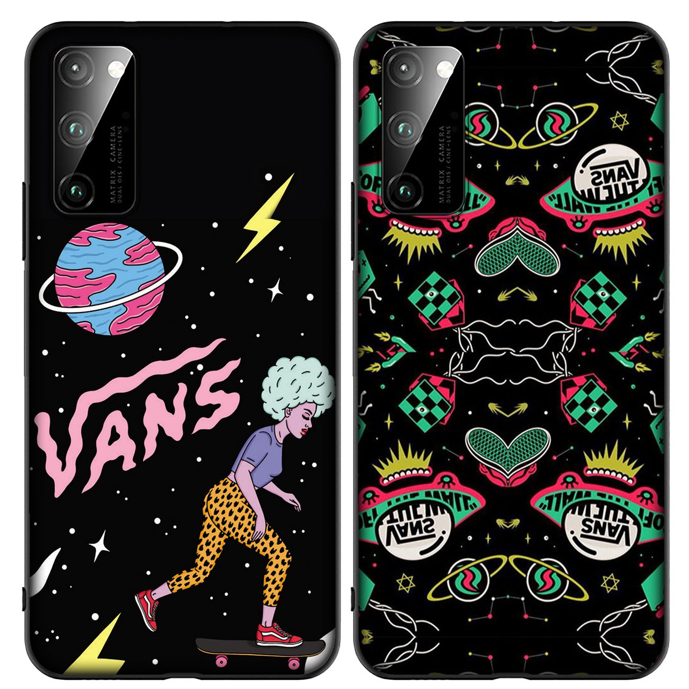 Soft Silicone iPhone 11 Pro XR X XS Max 7 8 6 6s Plus + Cover Vans Art Cartoon Phone Case