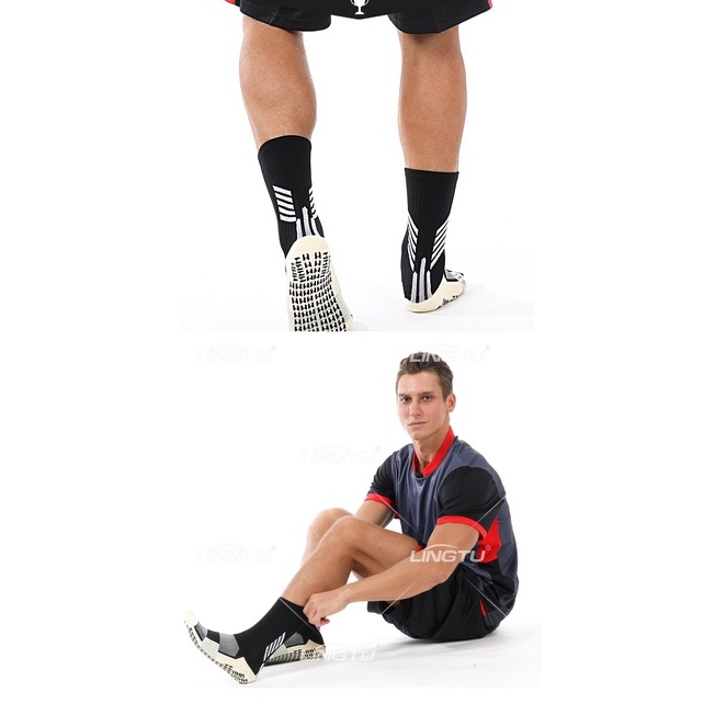 Vớ Đá Bóng Cổ Cao Đế Dày Chuyên Nghiệp Cho Nam