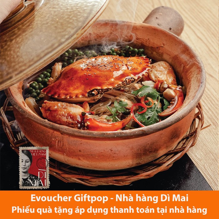 HN, HCM [Evoucher] Phiếu quà tặng sử dụng tại chuỗi nhà hàng D1-Concepts (San Fu Lou, Dì Mai, Sorae) trị giá 500.000 VND