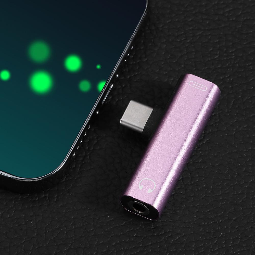 JONYE Đầu Chuyển Đổi Type C 2 Trong 1 Sang Cổng 3.5mm Cho Android