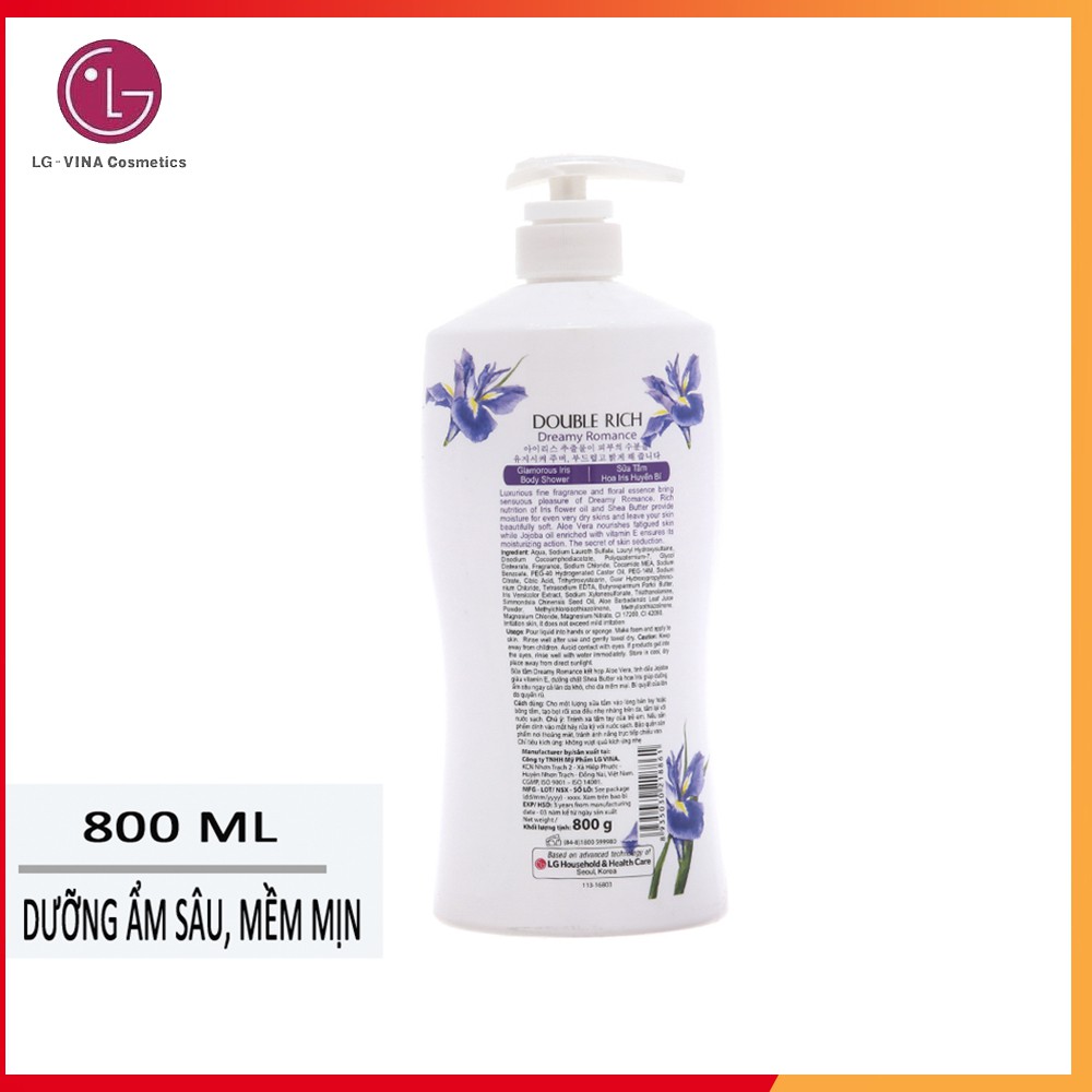 Sữa tắm Double Rich Hoa IRis 800g | BigBuy360 - bigbuy360.vn