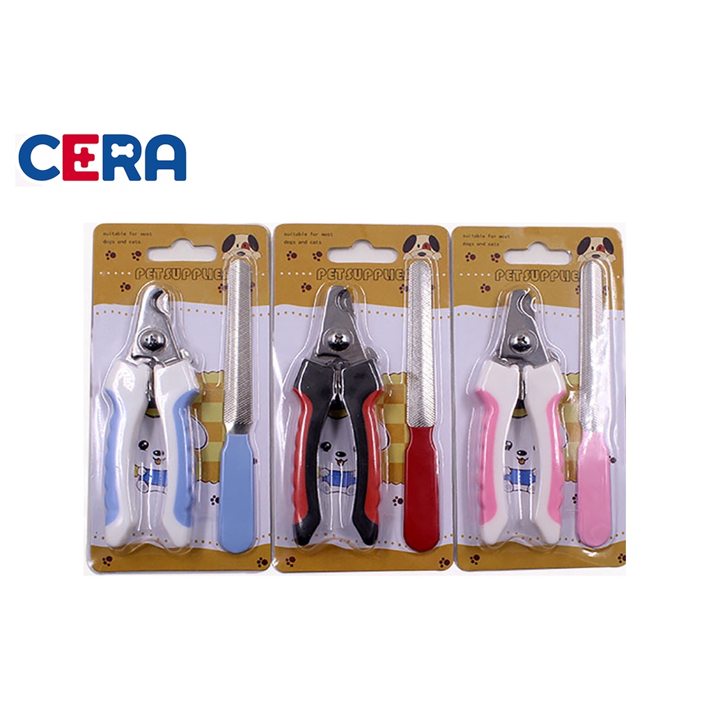Kéo - Kềm Cắt Móng Thú Cưng - Tặng Kèm Dũa Móng