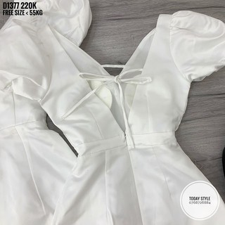 ĐẦM DỰ TIỆC TODAYSTYLE HỞ LƯNG CÓ MÚT NGỰC FREESIZE D1377