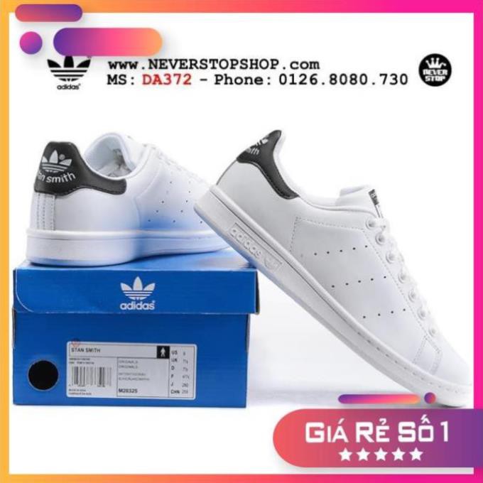 Giày ADIDAS STAN SMITH TRẮNG ĐEN cổ thấp thể thao nam nữ, hàng cao cấp chuẩn đẹp giá tốt | NeverStopShop.com -B31