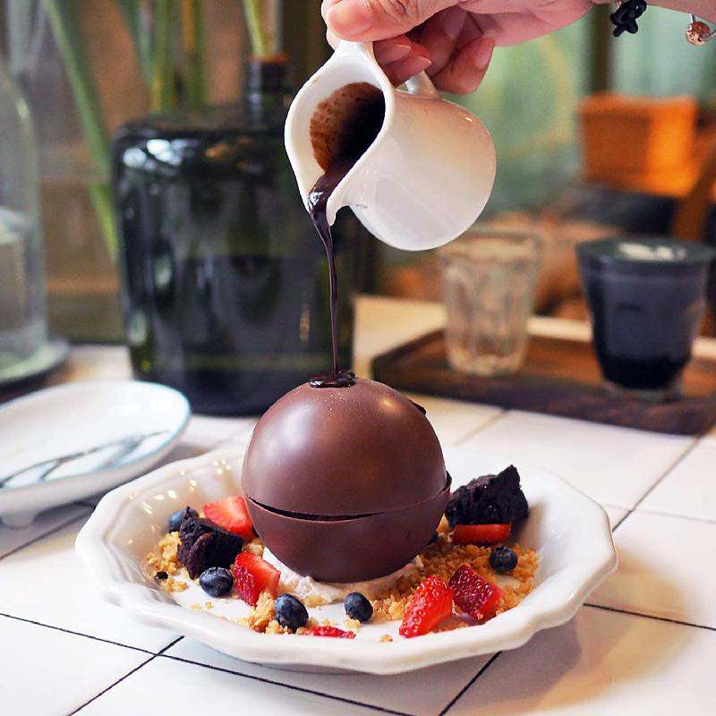 Khuôn làm bánh ANAEAT chất liệu silicon có 6 ngăn hình bán nguyệt tiện dụng