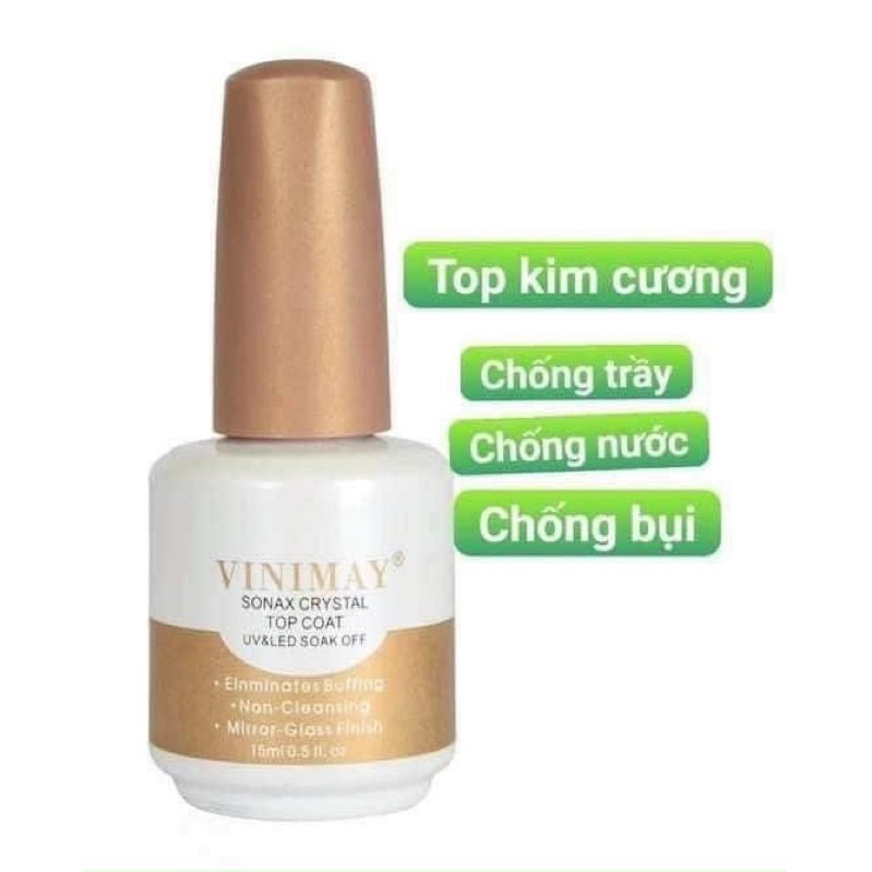 tóp sơn bóng kim cương pha lê vinimay ơi