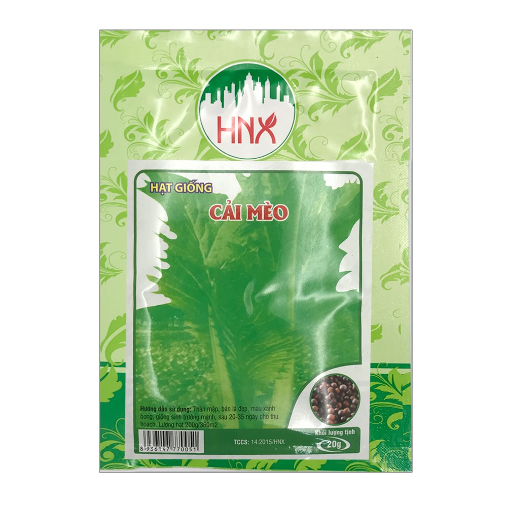 Hạt Giống Rau Cải Mèo Sapa 20g HNX