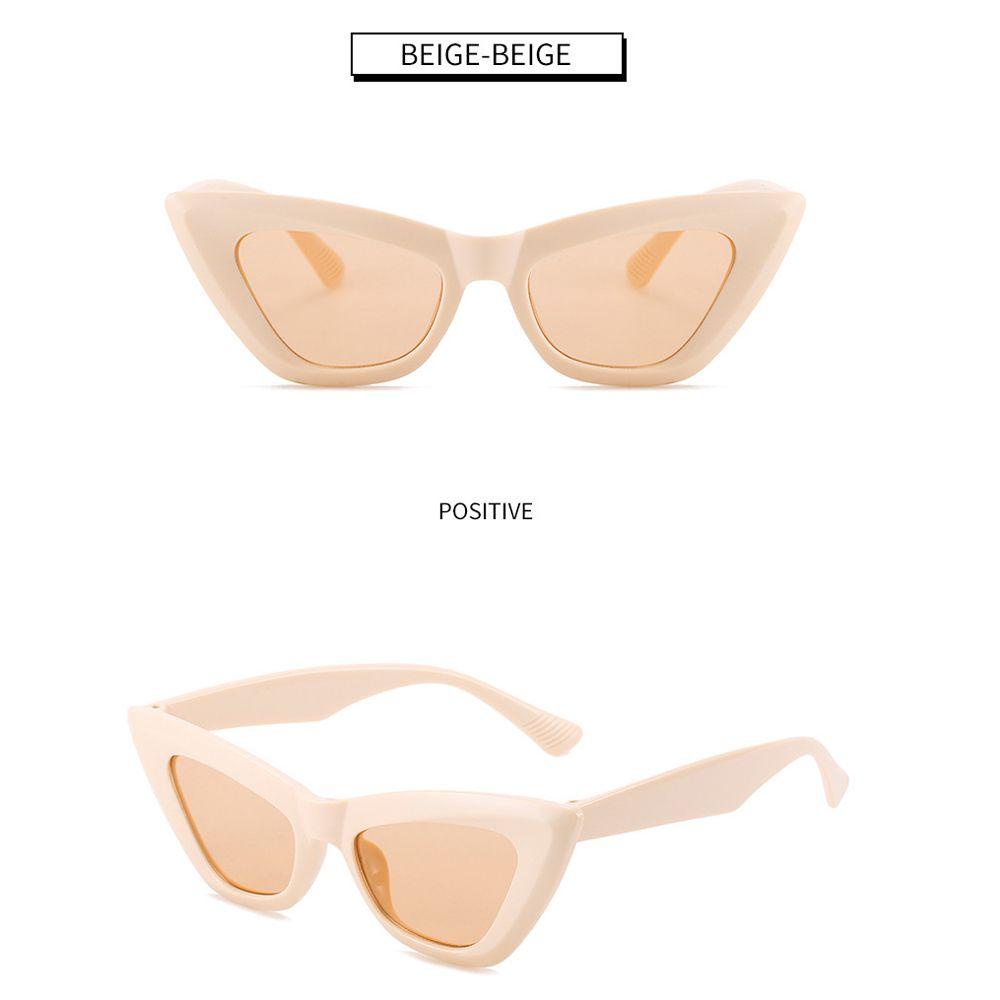 Kính Mát Gọng Mắt Mèo Tròng Tam Giác Chống Tia UV400 Thời Trang Cho Nữ