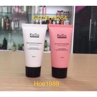 Dầu gội xả phục hồi chống rụng, kích thích mọc tóc KaSa 60mlx2-(NEW)