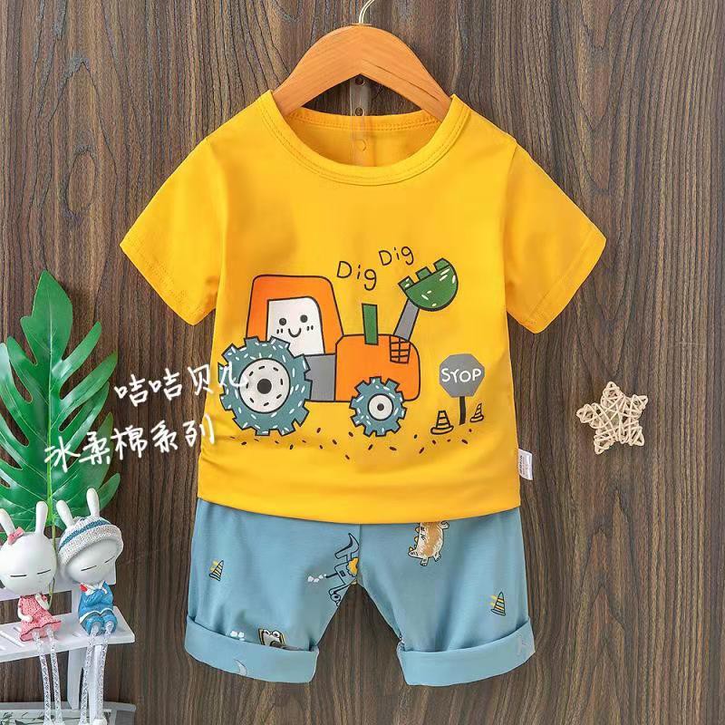 Bộ lửng cotton xuất hàn hãng Jijiber cho bé trai từ 1-10 tuổi