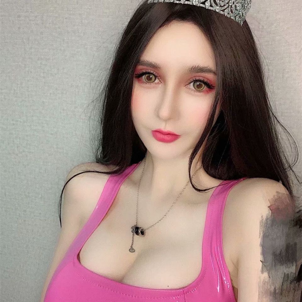 Ins Đầm Ngắn Ôm Hông Không Tay Ngắn Ôm Dáng Bằng Da Bóng Màu Hồng Kiểu Búp Bê Barbie Gợi Cảm W