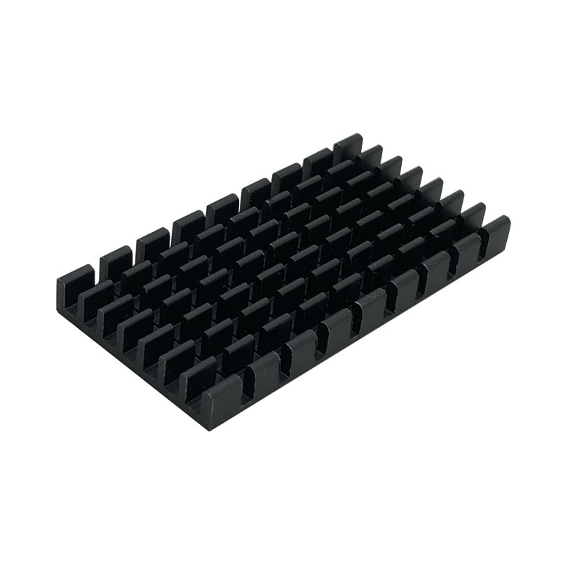 Bộ 3 Khối Tản Nhiệt Bằng Nhôm Màu Đen 50 * 25 * 5mm Chất Lượng Cao 9833