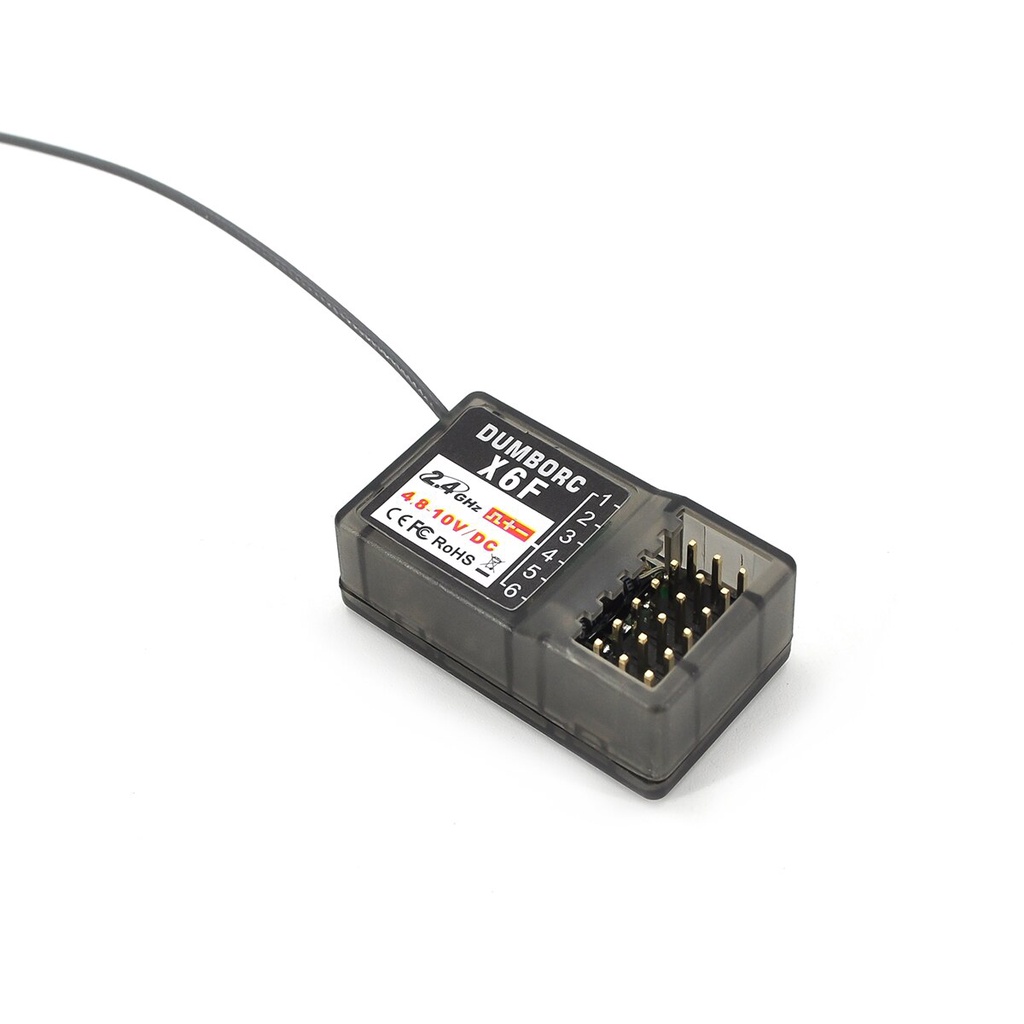 Bộ Thu Phát DUMBORC X6F 2.4G 6CH Cho Đồ Chơi Điều Khiển Từ Xa DUMBORC X6 X4 X5 MN-90 MN99s RC