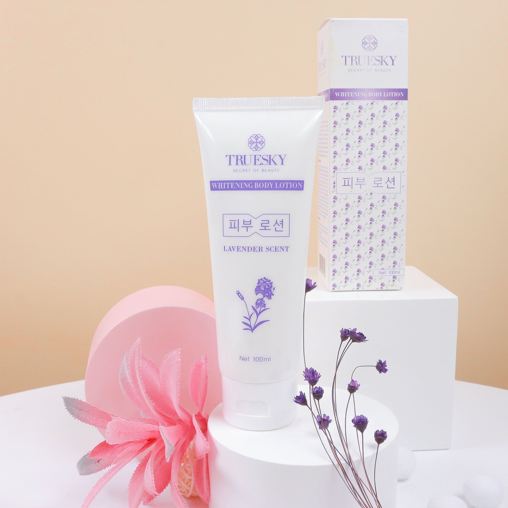 Kem dưỡng trắng da toàn thân hương nước hoa Lavender - Whitening Body Lotion 100ml - Katta_TS_003_100ML