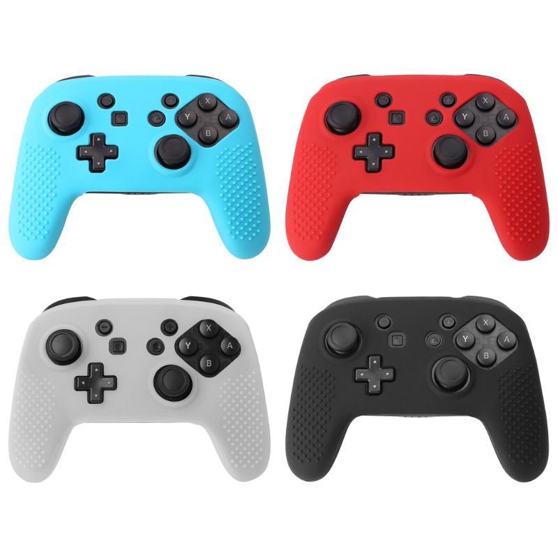 Lucky* Silicone Cover Skin Case Protector Anti-slip Game Accessories for Nintendo Switch Pro Controller