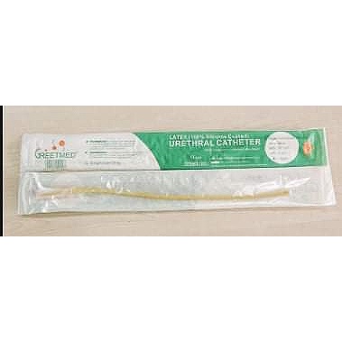 1 Dây truyền Silicone mềm GREETMED® 1 nhánh Nelaton Fr14 thải độc đại tràng cà phê_ống thông tiểu