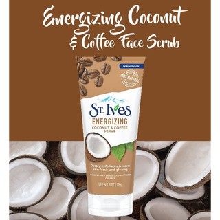 Sữa rửa mặt tẩy Tế Bào Chết Dành Cho Da Khô St Ives Coconut & Coffee Scrub 170g