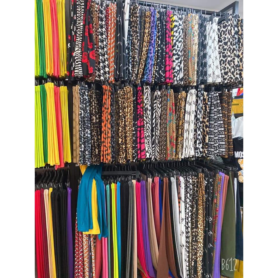 &lt;Ngựa Vằn sọc dọc&gt; QUẦN LEGGING THUN THÁI LAN CO GIÃN 4 CHIỀU MẠC RAINBOW