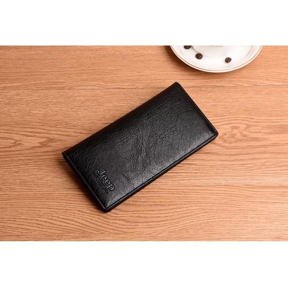 Ví nam dáng dài đa ngăn kiểu dáng phong cách retro