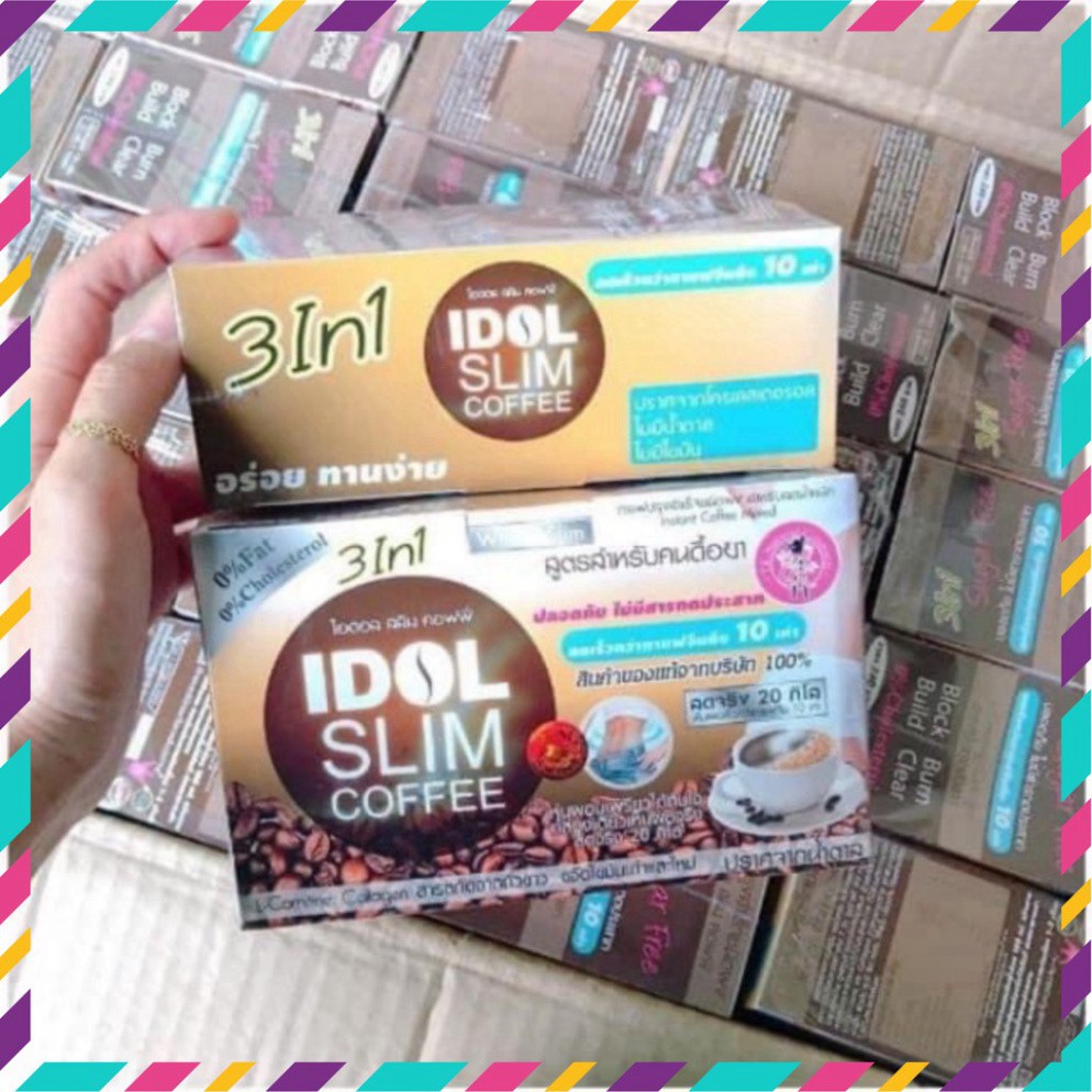 (trangsi) Cà Phê Giảm Cân Idol Slim Coffee Thái Lan Hàng chính hãng (sỉ lẻ)