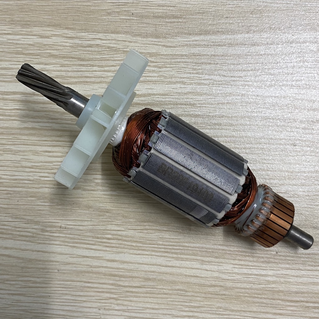 Rotor khoan bê tông BOS.CH GBH 2-24 DSE / 2-26 đời mới 7 Răng thân ngắn - Tặng chổi than