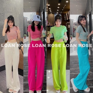 Set quần suông áo croptop 3 món ulzzang